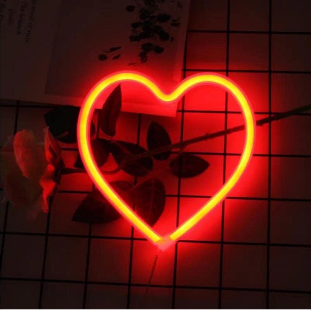 Red Heart Neon Sign